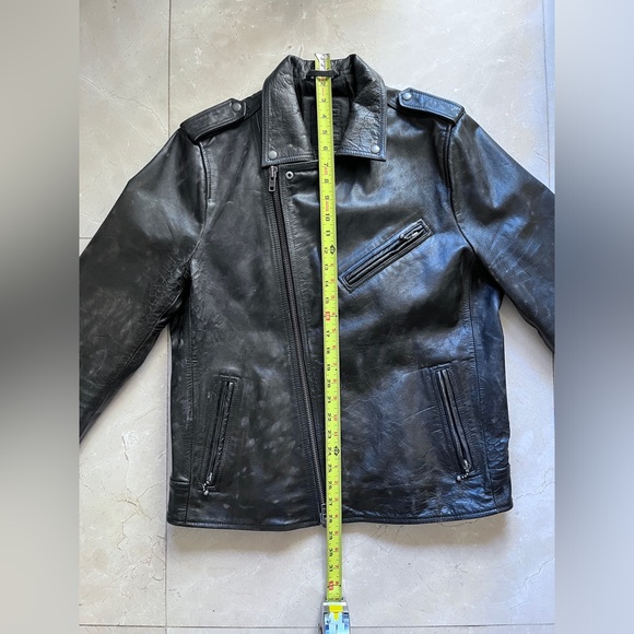 ALLSAINTS “RAID” Leather Jacket (Men’s) - Picture 13 of 13